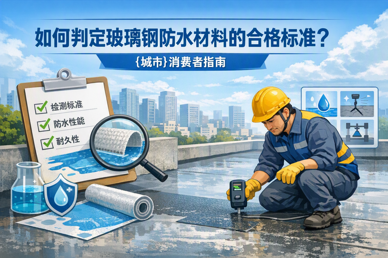 如何判定玻璃钢防水材料的合格标准？ 合肥 消费者指南