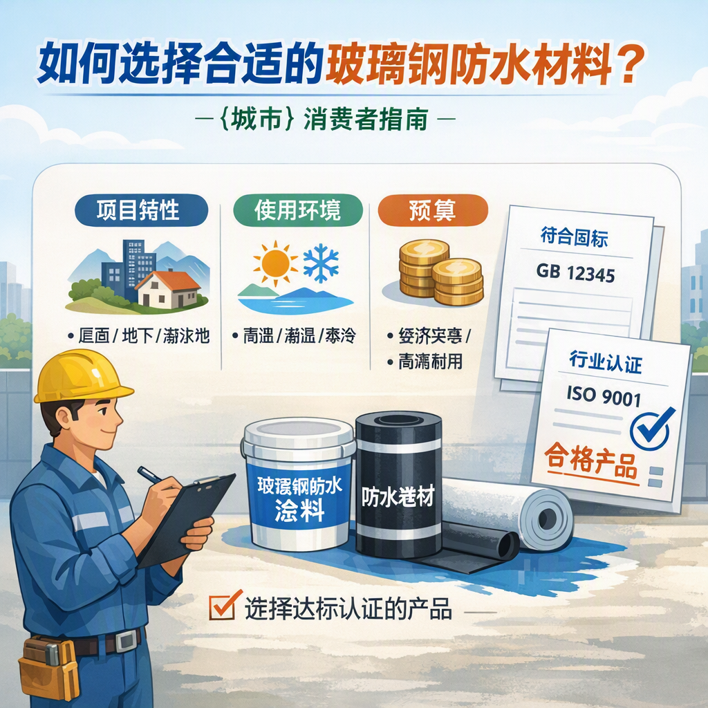 如何判定玻璃钢防水材料的合格标准？ 合肥 消费者指南