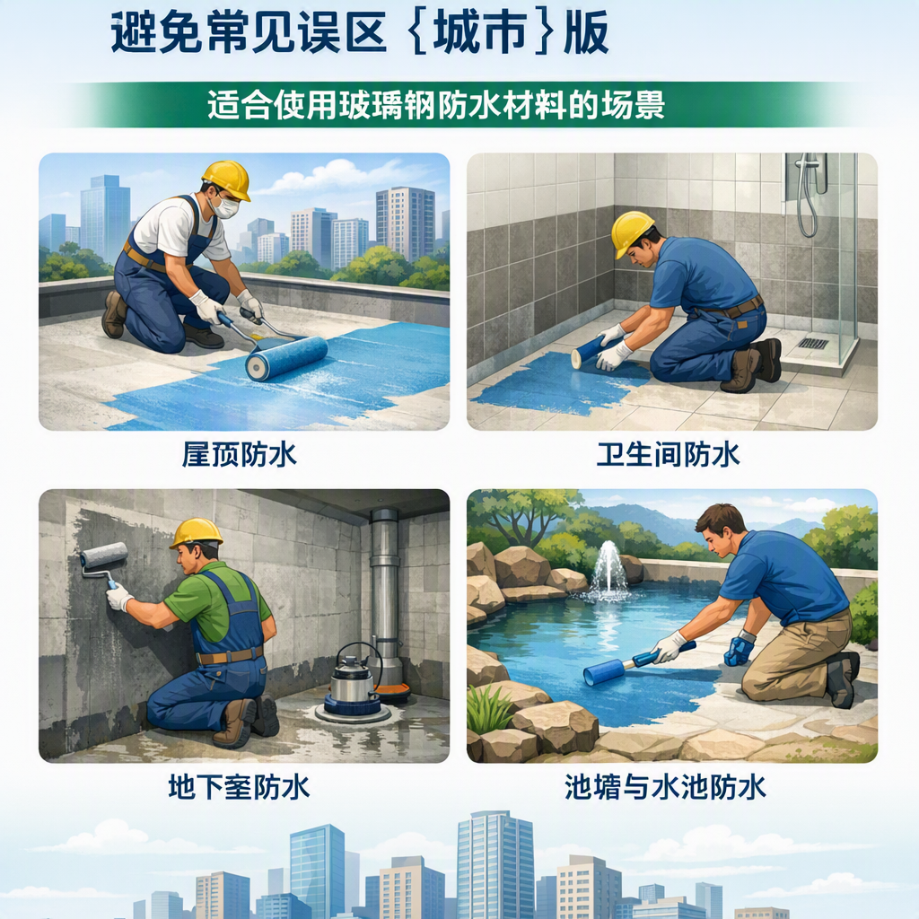 玻璃钢防水材料施工注意事项，避免常见误区 合肥 版