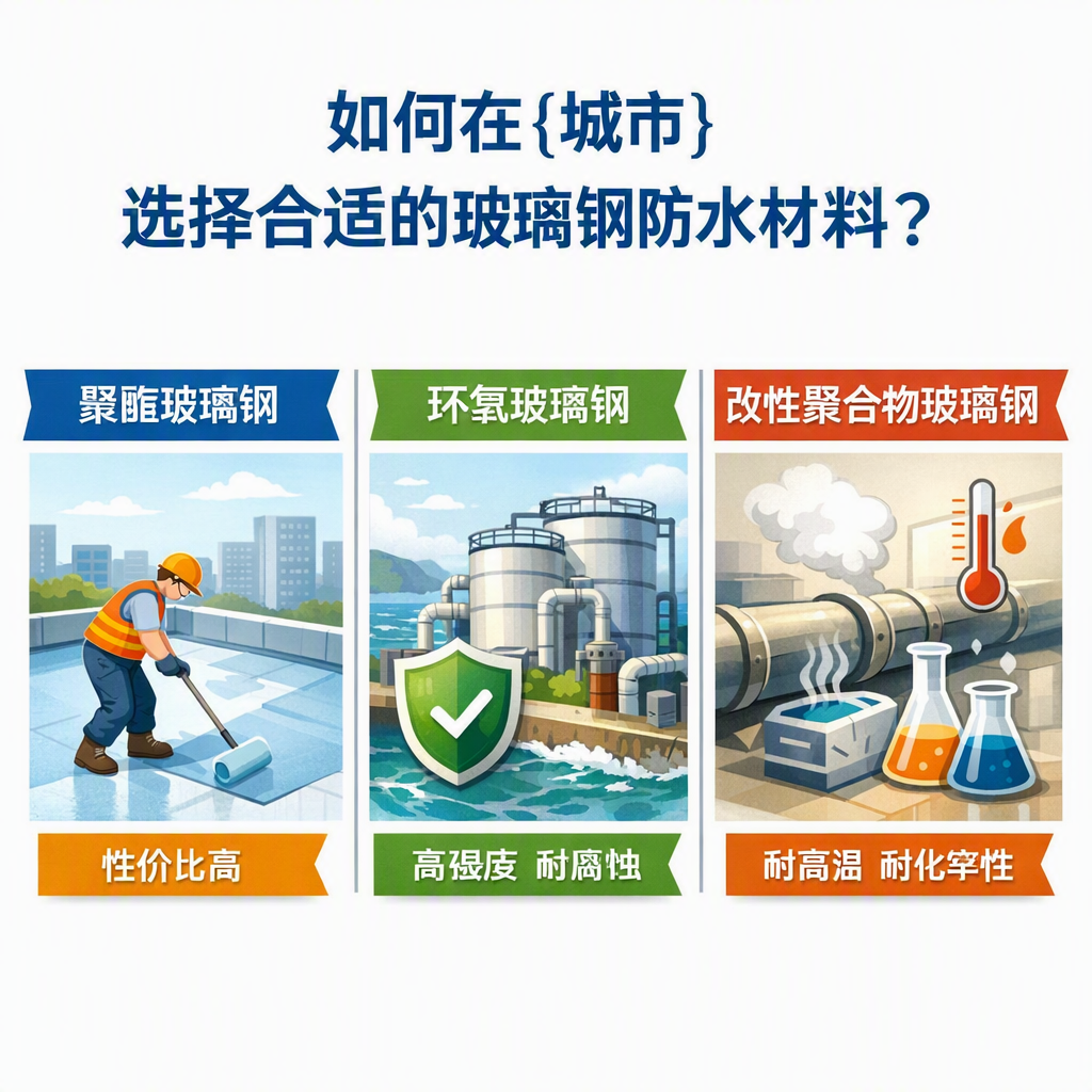 如何在合肥选择合适的玻璃钢防水材料？
