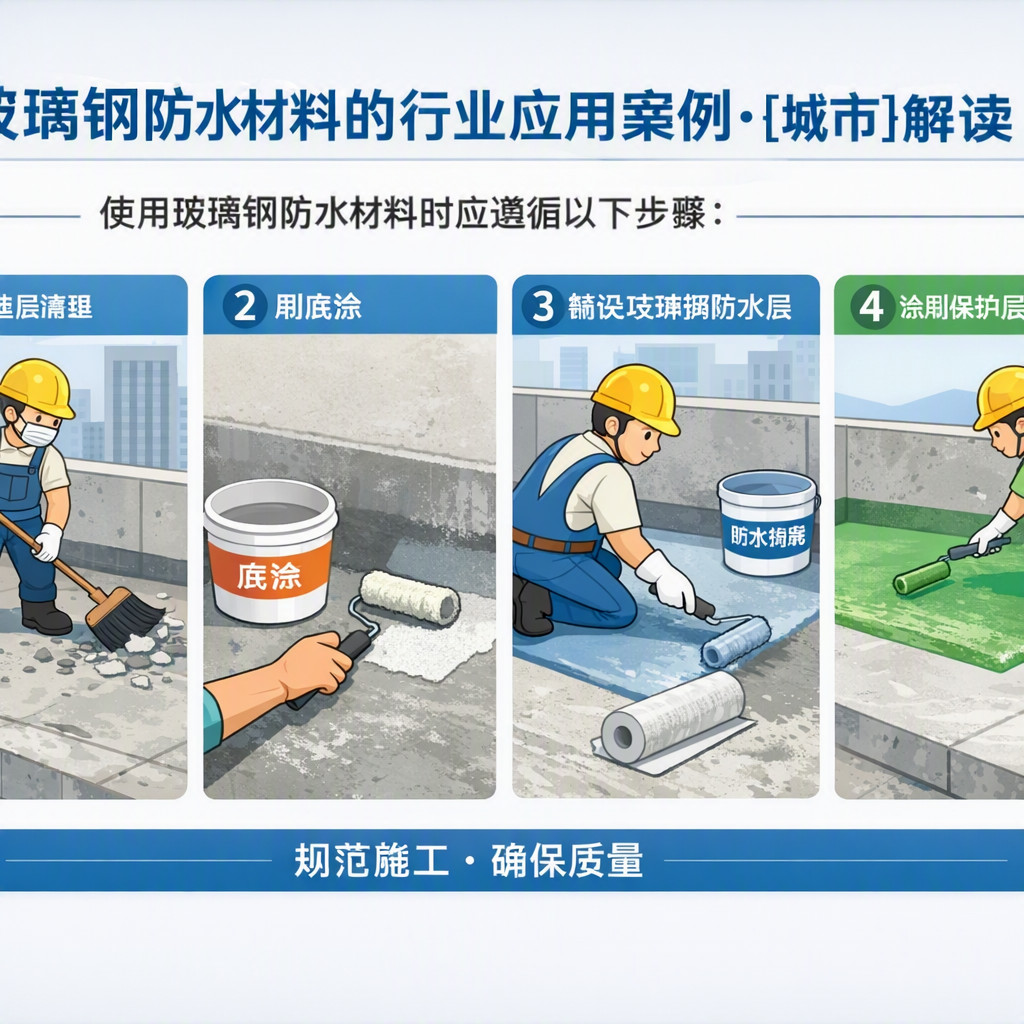 玻璃钢防水材料的行业应用案例，合肥解读