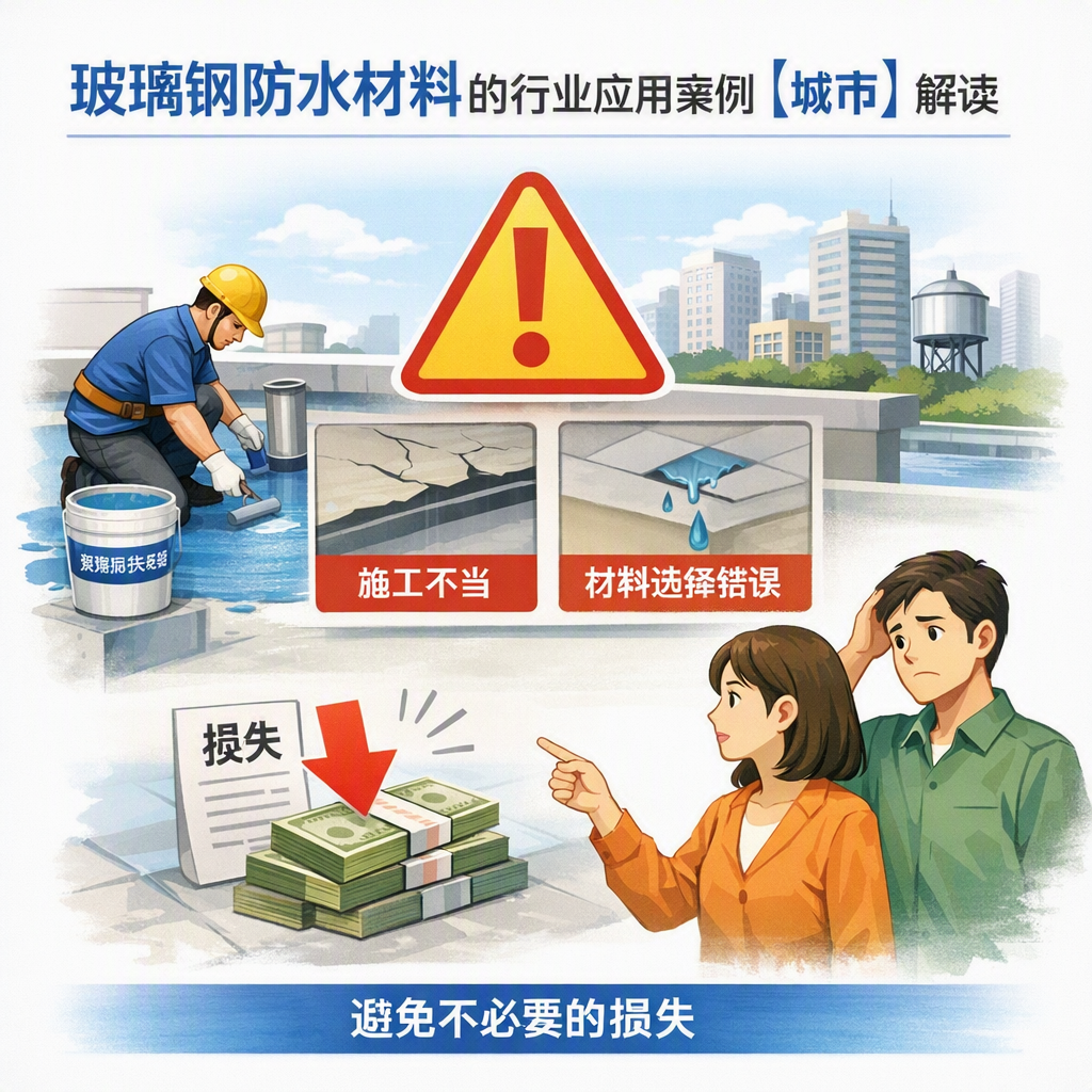 玻璃钢防水材料的行业应用案例，合肥解读